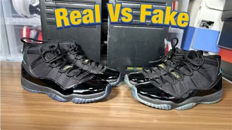 are my gamma blue 11s fake